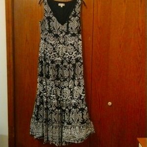 Maxi Dress size 14 (14-16) 100% cotton in good condition